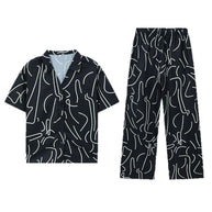 Damen Bequemer Jumpsuit mit modernem Grafikdesign WW