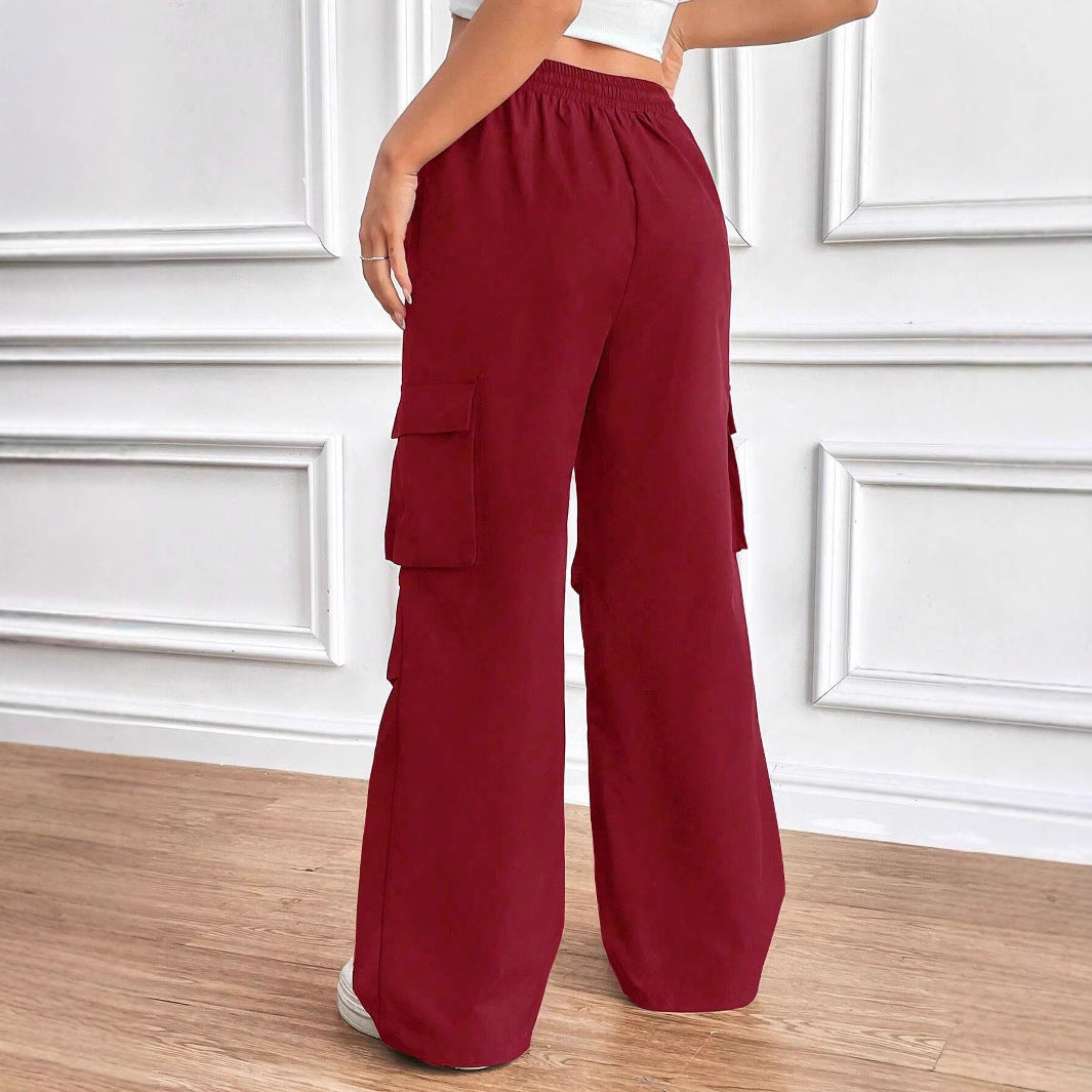 Damen Cargo-Hose mit hochmodernem Schnitt und praktischen Taschen W&W Mode