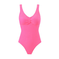 Damen Einteiliger Badeanzug mit strukturiertem Obermaterial und sportlichem Schnitt WW