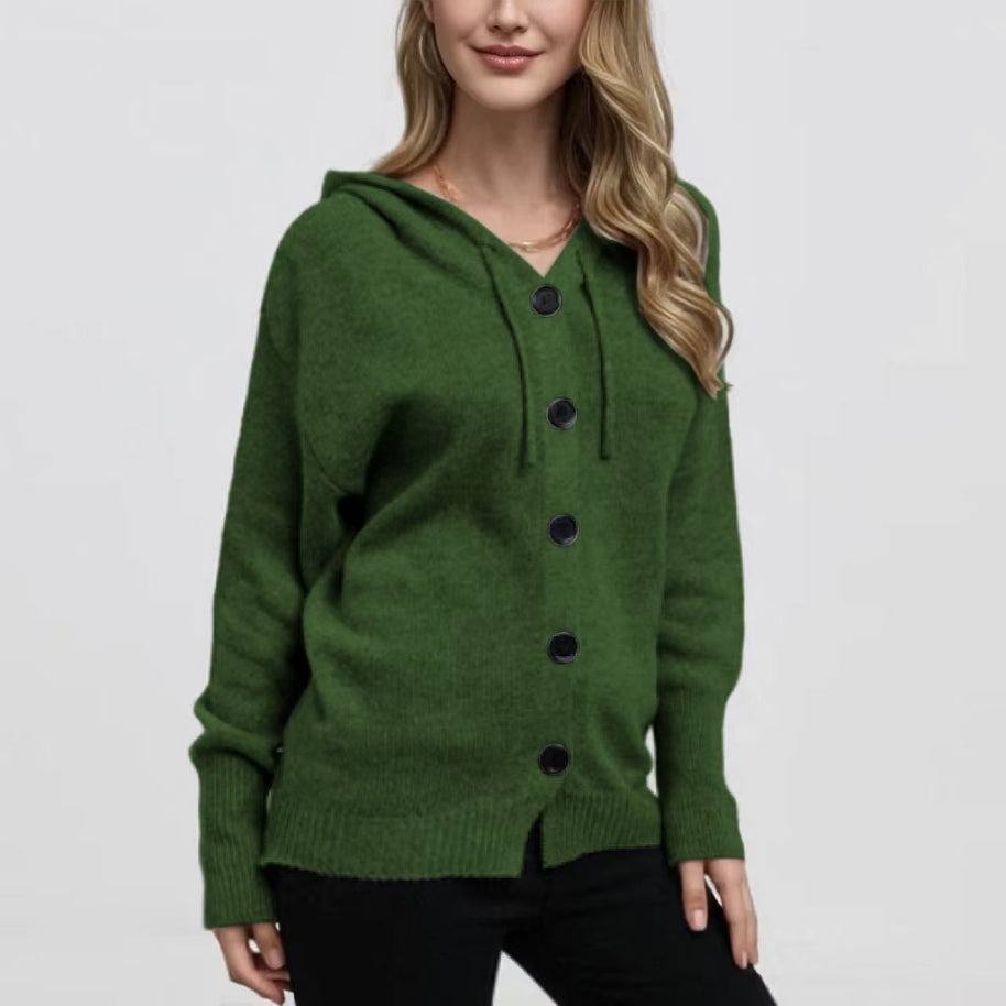MIA™ - Strickjacke mit Kapuze und Kordelzug