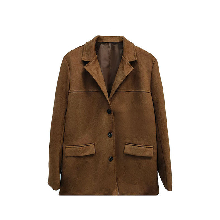 Damen Blazerjacke aus weich strukturierter Mikrofaser W&W Mode
