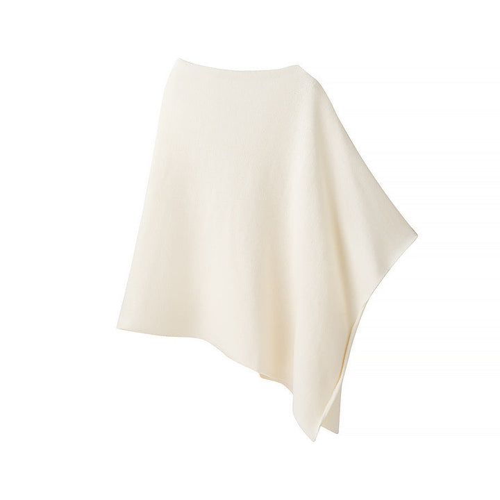 Damen Schalponcho aus hochwertiger Wolle und elastischem Material W&W Mode