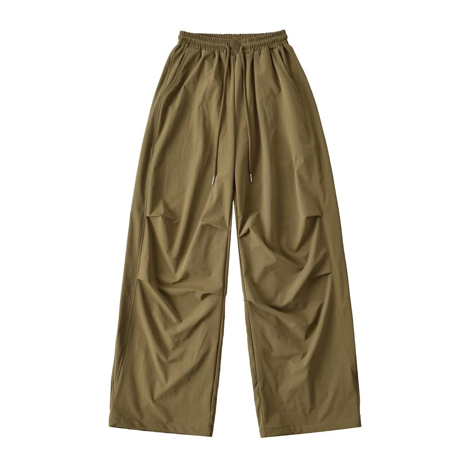 Damen weite Freizeithose mit elastischem Bund und praktischen Seitentaschen WW
