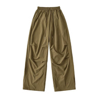 Damen weite Freizeithose mit elastischem Bund und praktischen Seitentaschen WW