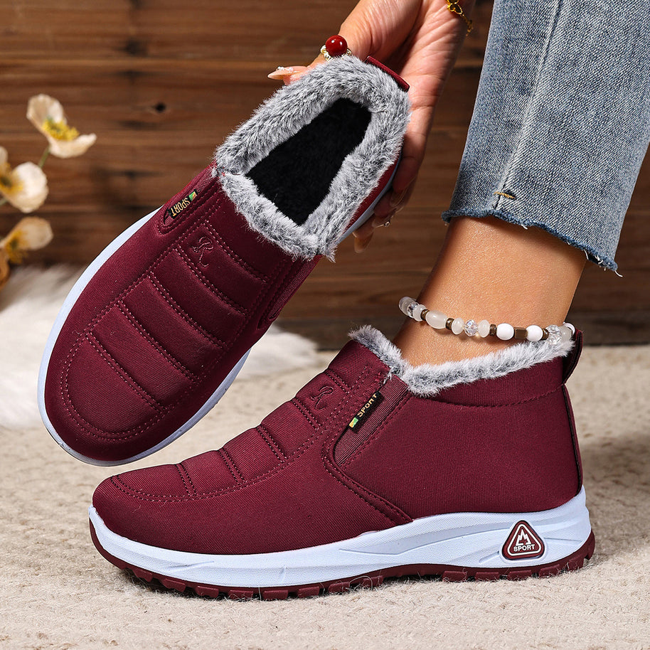Damen Bequeme Winter-Sneaker mit kuscheligem Futter WW