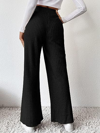 WW | Lockere gestrickte lange Hose