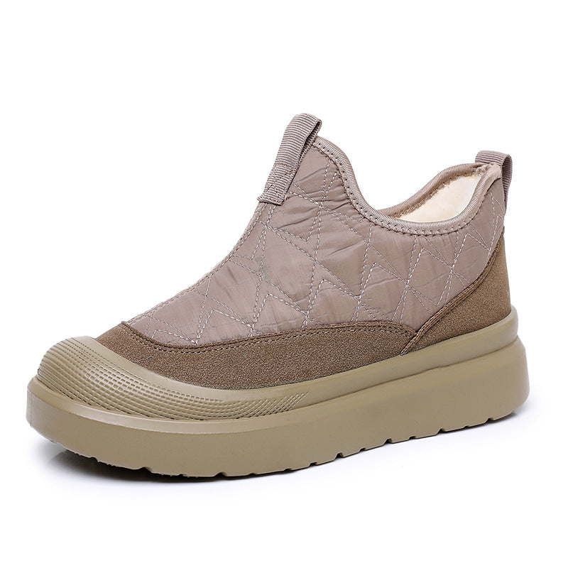 Damen Bequeme und wetterfeste Slip-On Boots mit weichem Innenfutter WW