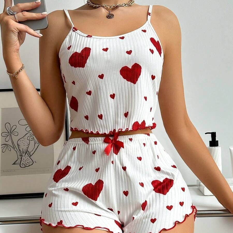 W&W | Bedrucktes Pyjama-Set