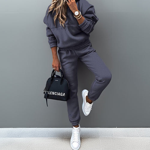 Damen Sportliches Lounge-Set mit weitem Schnitt und bequemen Materialien WW