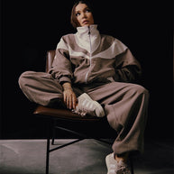 Damen Sportliche Freizeitjacke und weite Hose Set WW