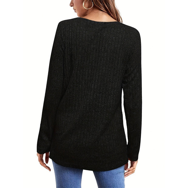 Damen Strickpullover mit strukturierter Oberfläche und lockerem Schnitt WW