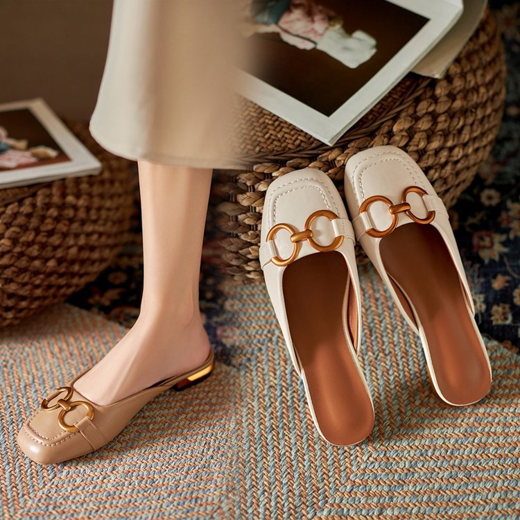Damen Elegante und bequeme Schuhe mit schickem Metallverschluss W&W Mode