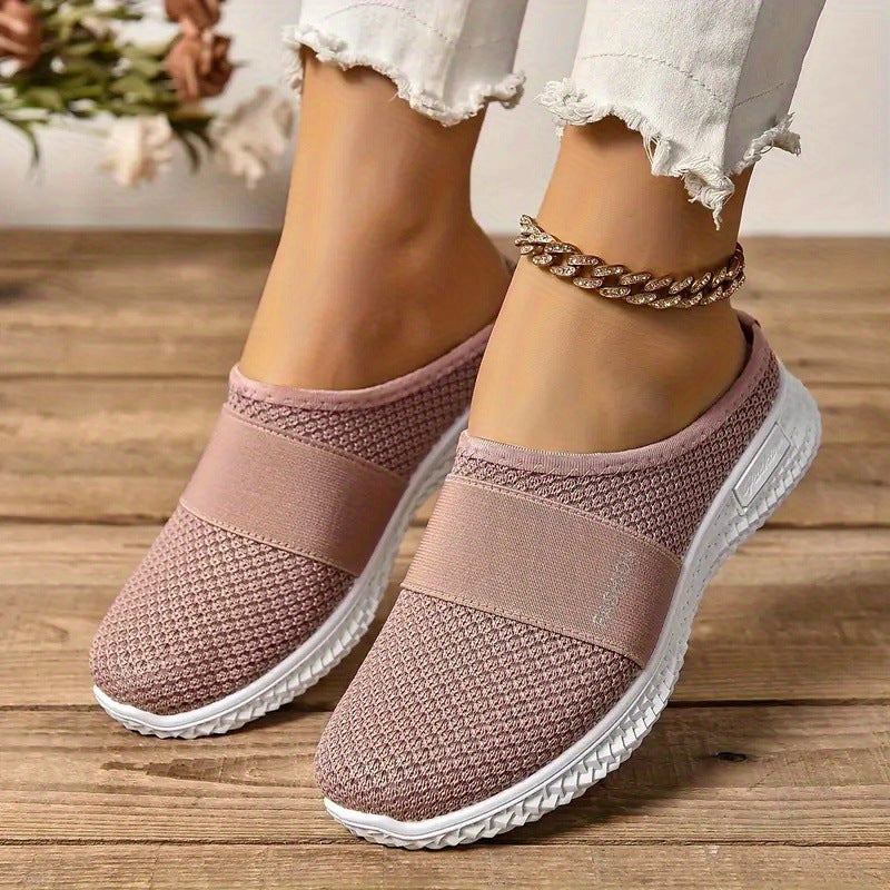 W&W Mode | Orthopädische Slip on Damenschuhe Mit Klettverschluss