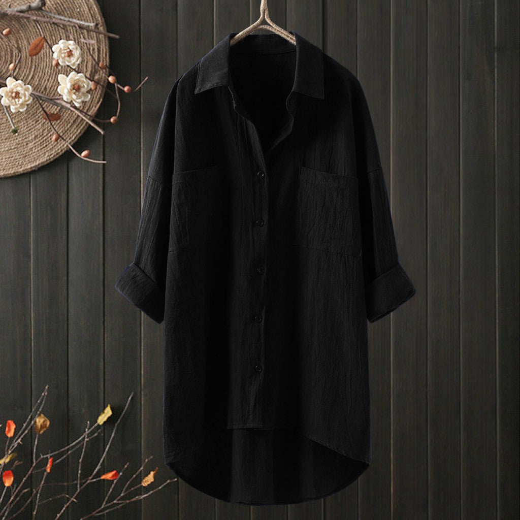 Damen Relaxed Fit Button-Up Shirt WW