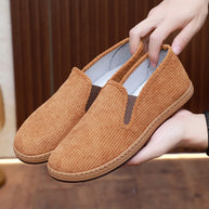 Damen Bequeme und weiche Slip-On Schuhe aus hochwertigem Material WW