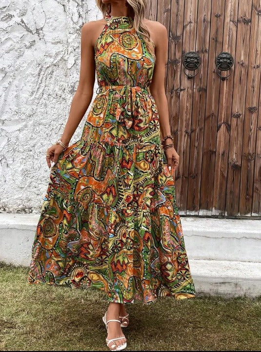 WW | Vintage Bohemian Halterkleid