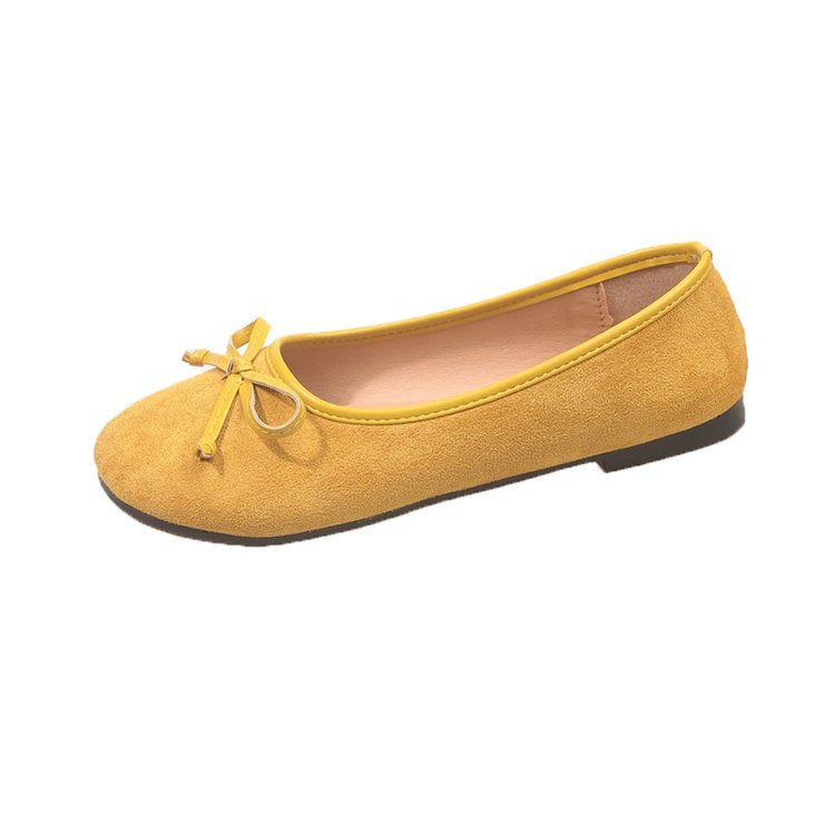 Damen Ballerinas mit schickem Schleifen-Akzent und weichem Obermaterial W&W