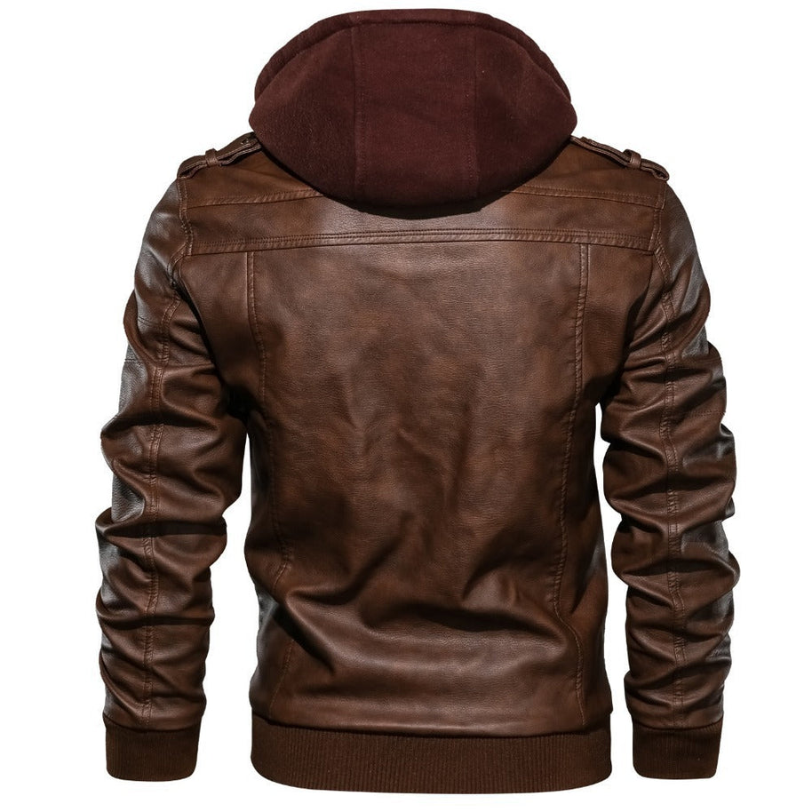 WW | Stylische Lederjacke Für Männer
