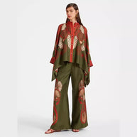 WW | Stehkragen-Oberteil und Hosen-Set