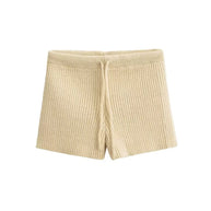 Damen Rippenstrick Shorts WW