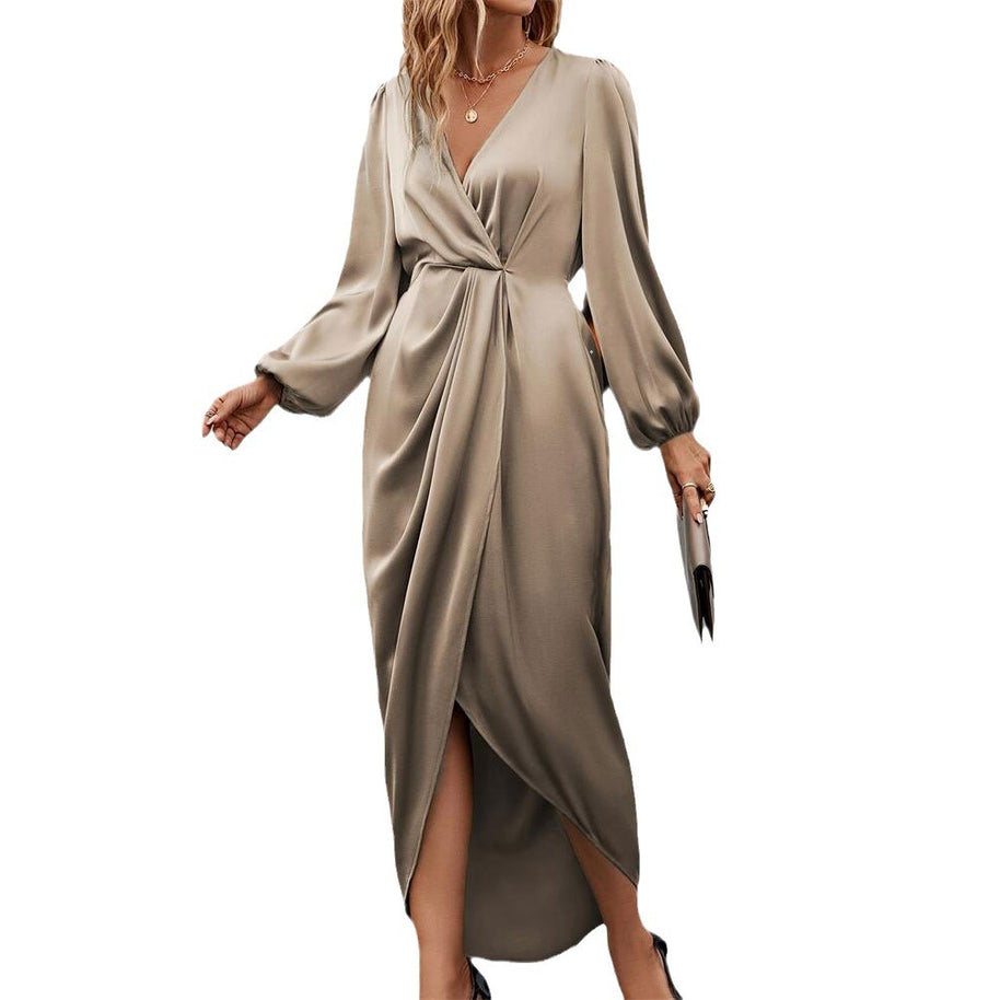 Damen elegantes Maxi-Kleid W&W