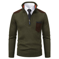 Herren modischer Pullover mit Stehkragen WW