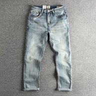 Damen Slim-Fit Jeans mit lässigen Fransen WW