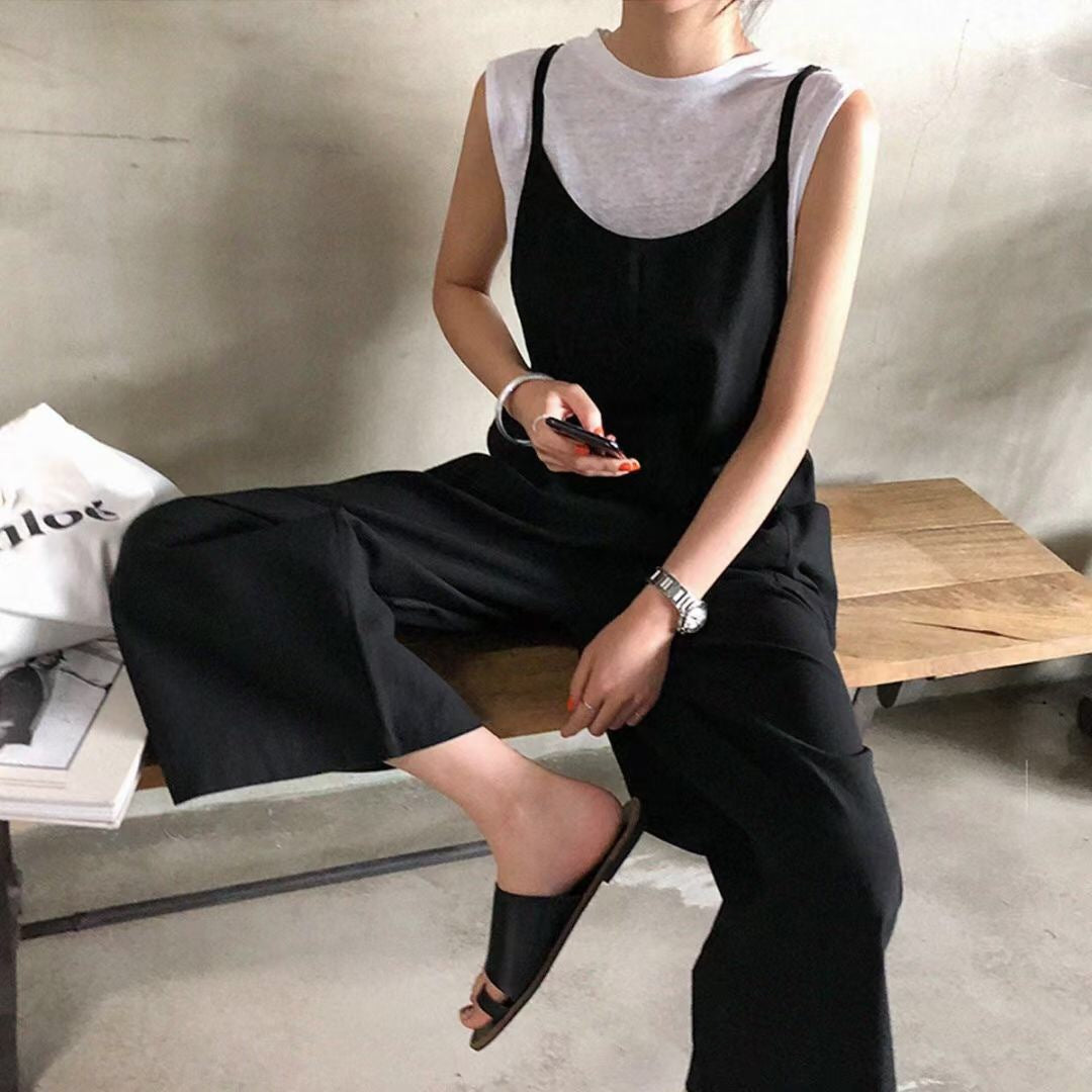 Damen Latzhose im lässigen Stil mit verstellbaren Trägern und großem Komfort WW