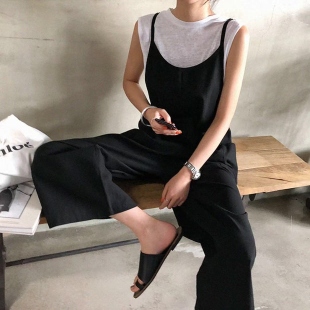 Damen Latzhose im lässigen Stil mit verstellbaren Trägern und großem Komfort WW