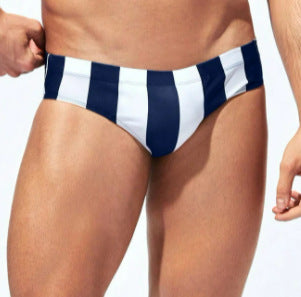 Herren Badehose mit breitem Streifenmuster WW