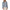 Damen gestreiftes Sweatshirt mit V-Ausschnitt und Brusttasche WW