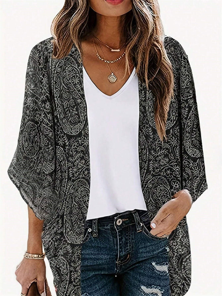Damen lässige Kaftanjacke im modernen Ethno-Design W&W Mode
