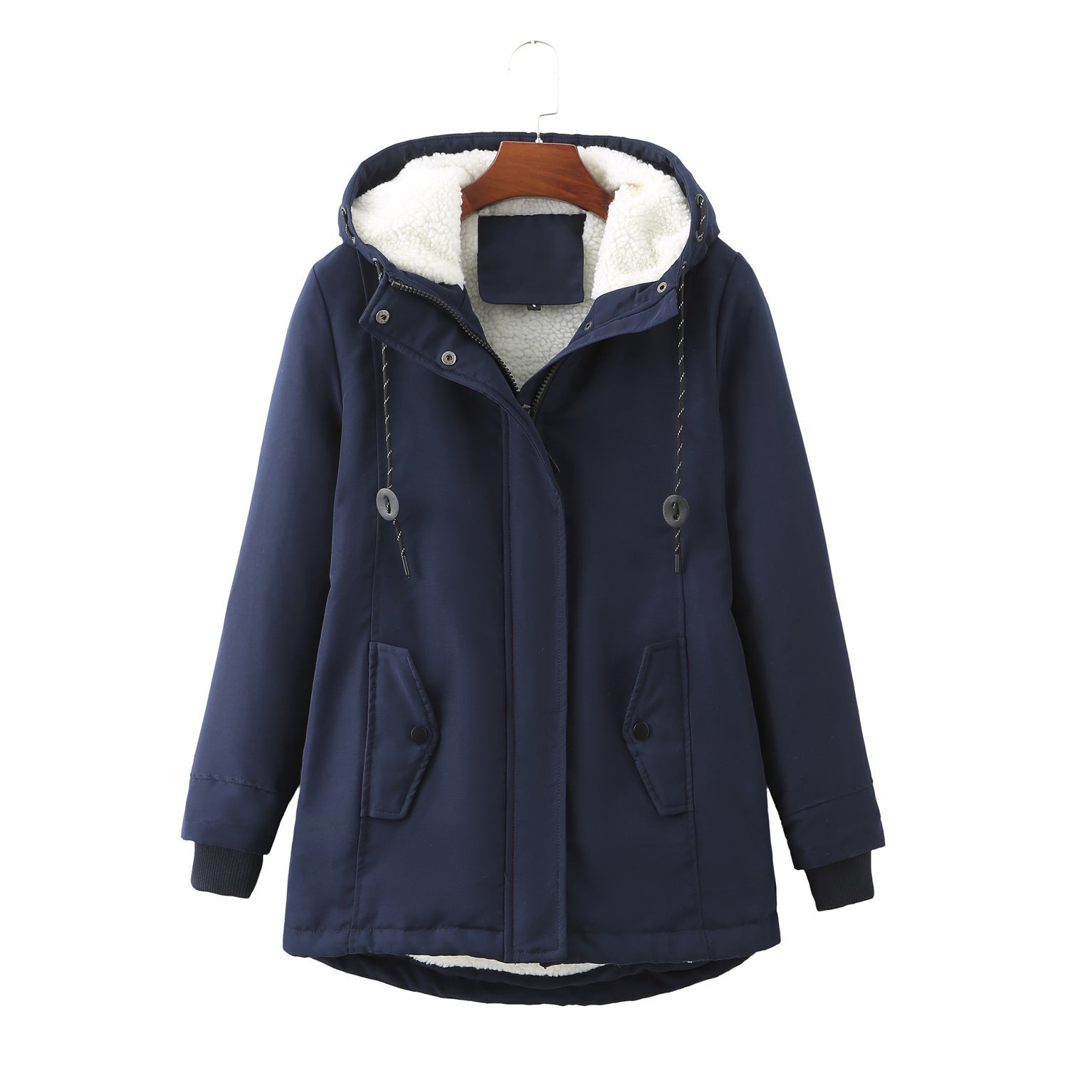 WW | Lässige Winterjacke mit Pelzfutter für Damen