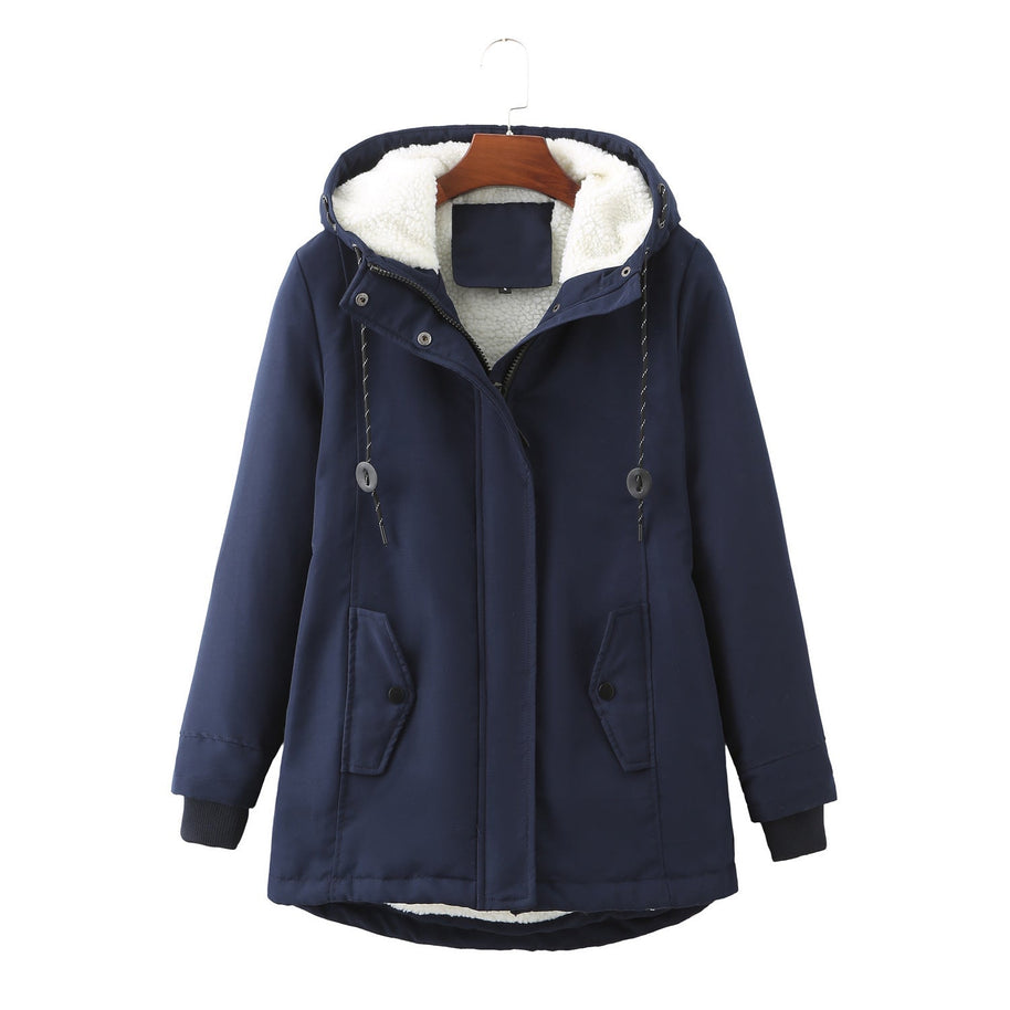 WW | Lässige Winterjacke mit Pelzfutter für Damen