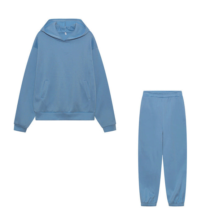 Damen Sportliches Set mit Hoodie und Jogginghose W&W Mode