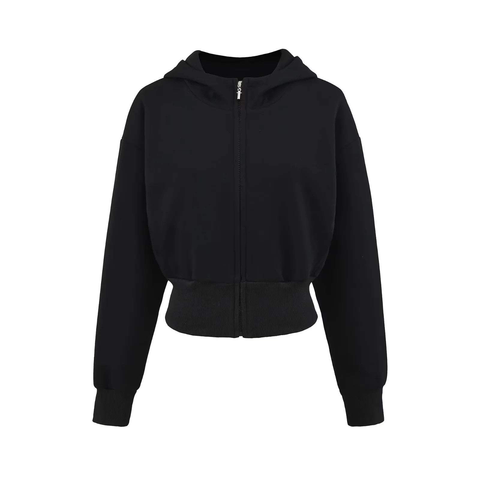 Damen Sportliche Kapuzenjacke mit lässigem Schnitt und praktischen Reißverschlusstaschen WW