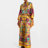 WW | Stehkragen-Oberteil und Hosen-Set