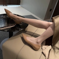 Damen elegante spitze Ballerinas WW