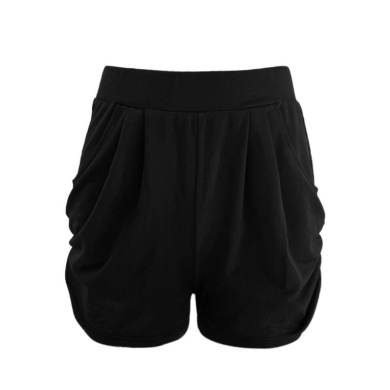 Damen Bleistiftshorts mit hohem Bund und seitlichen Taschen W&W Mode