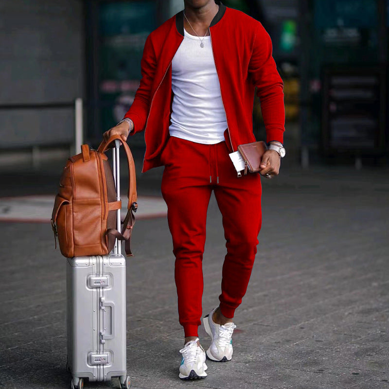 Herren stylische Sweatjacke und Jogginghose WW