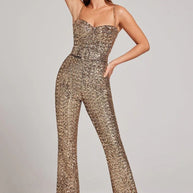 WW | Glitzernder Jumpsuit Mit Pailletten Für Damen