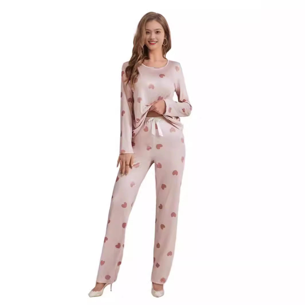 Damen Satin Pyjama Set WW
