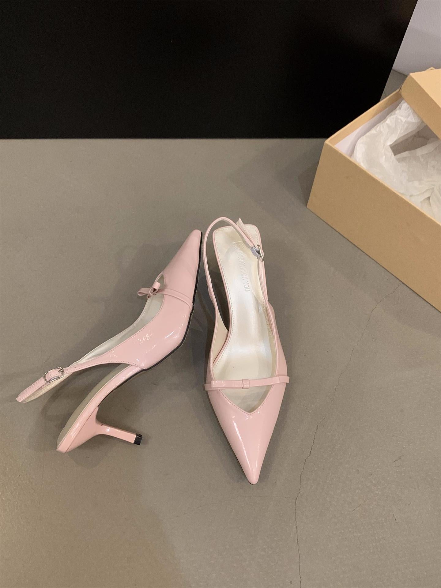 Damen Slingback Pumps mit elegantem Schnitt und feinem Riemchen WW