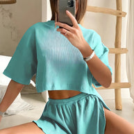 Damen Sanft Falten Lounge Set WW