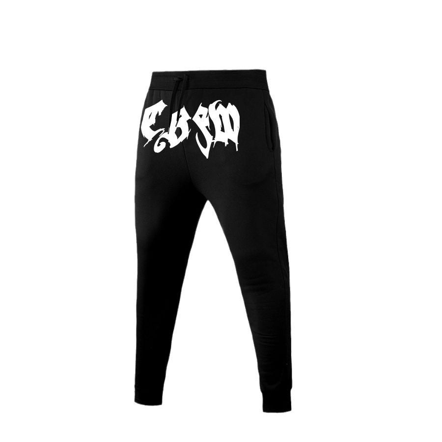 Damen Sportliche Slim Fit Jogginghose mit auffälligem Schriftzug WW