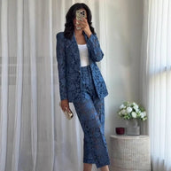 Damen Spitzenanzug Set WW