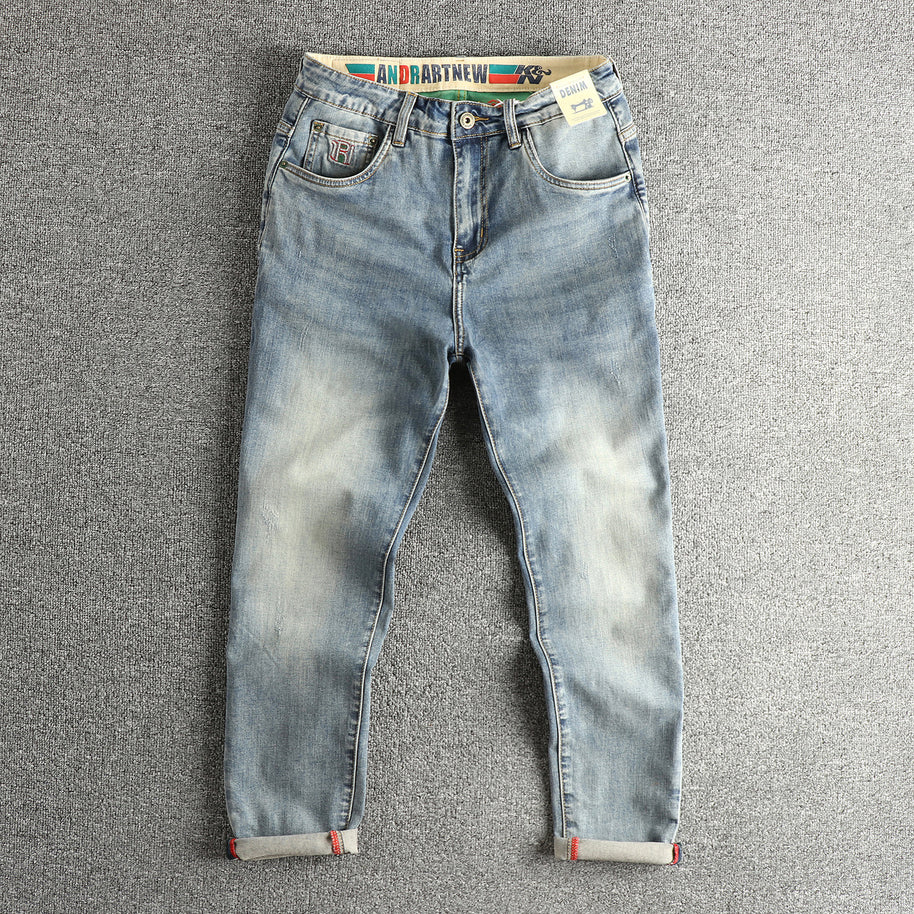 Damen Slim-Fit Jeans mit modischem Destroyed-Look und praktischem Umschlag WW