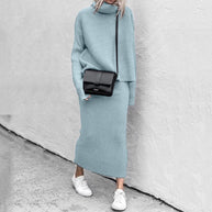 W&W- Neue Casual Loose Fashion langen Rock Set