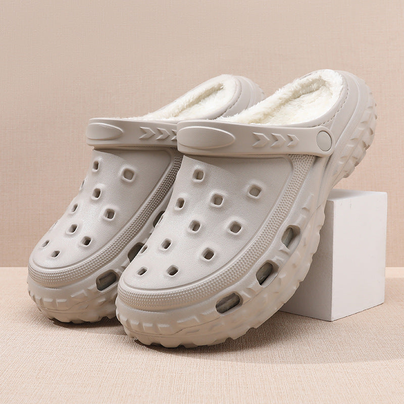 Bequeme Clogs zum Hineinschlüpfen mit Fleece-Futter WW