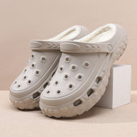Bequeme Clogs zum Hineinschlüpfen mit Fleece-Futter WW